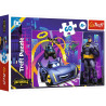 4007 Trefl puzzle 60 elementów Batwheels Batman i jego pojazdy 