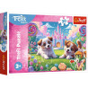 3191 Trefl puzzle 30 elementów Świat pełen uśmiechu Rodzina Treflików 