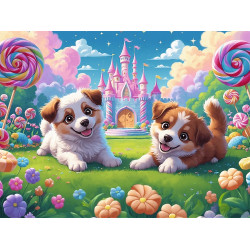 3191 Trefl puzzle 30 elementów Świat pełen uśmiechu Rodzina Treflików 