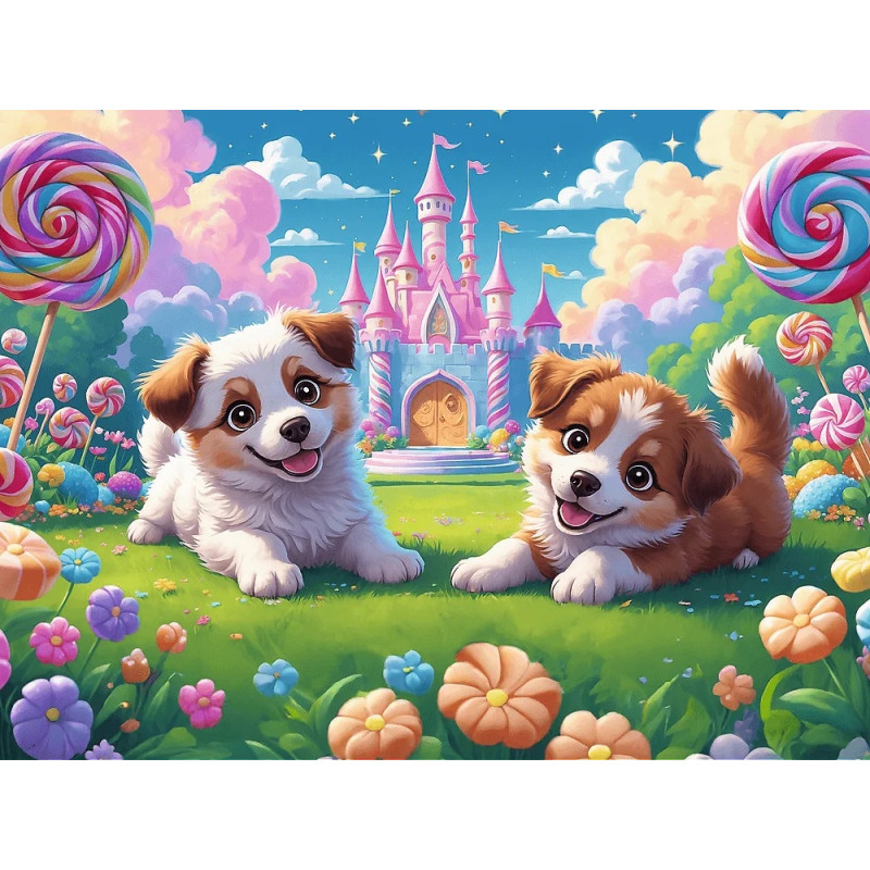 3191 Trefl puzzle 30 elementów Świat pełen uśmiechu Rodzina Treflików 