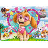 8183 Trefl puzzle 100 elementów Psi Patrol w blasku Skye Glitter puzzle 