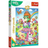 8336 Trefl puzzle 100 elementów Rodzina Treflików Brokatowe Trefliki 