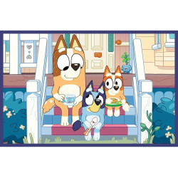 4462 Trefl puzzle  2x24 elementy Zabawna Bluey dwa obrazki