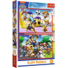 4349 Trefl Puzzle 2x24 elementy Psi Patrol Psi dzień zabaw Paw Patrol