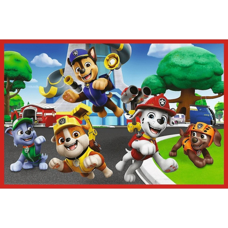 4349 Trefl Puzzle 2x24 elementy Psi Patrol Psi dzień zabaw Paw Patrol