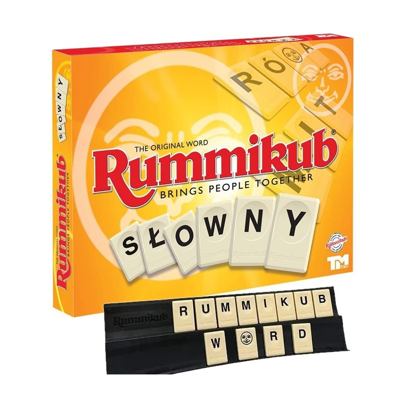 8510 Rodzinna gra towarzyska logiczna Rummikub Słowny planszowa
