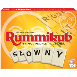 8510 Rodzinna gra towarzyska logiczna Rummikub Słowny planszowa