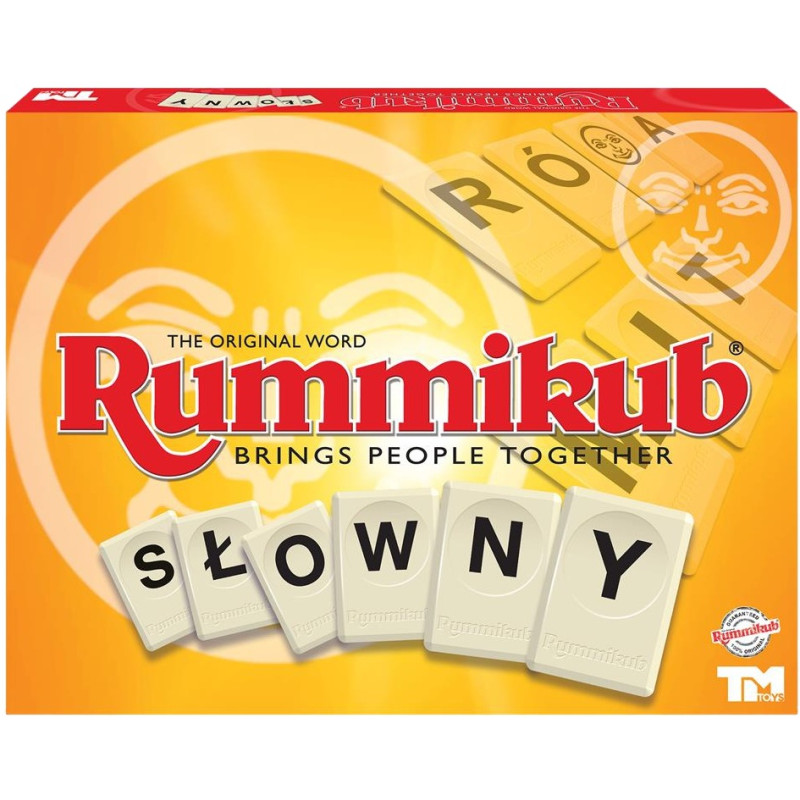 8510 Rodzinna gra towarzyska logiczna Rummikub Słowny planszowa
