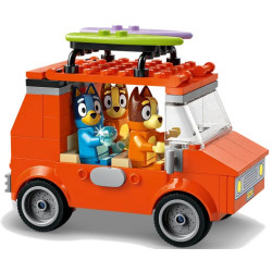 11202 Klocki Lego Bluey - Blue i rodzinna wycieczka samochodem 133 elementy 