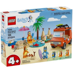 11202 Klocki Lego Bluey - Blue i rodzinna wycieczka samochodem 133 elementy 