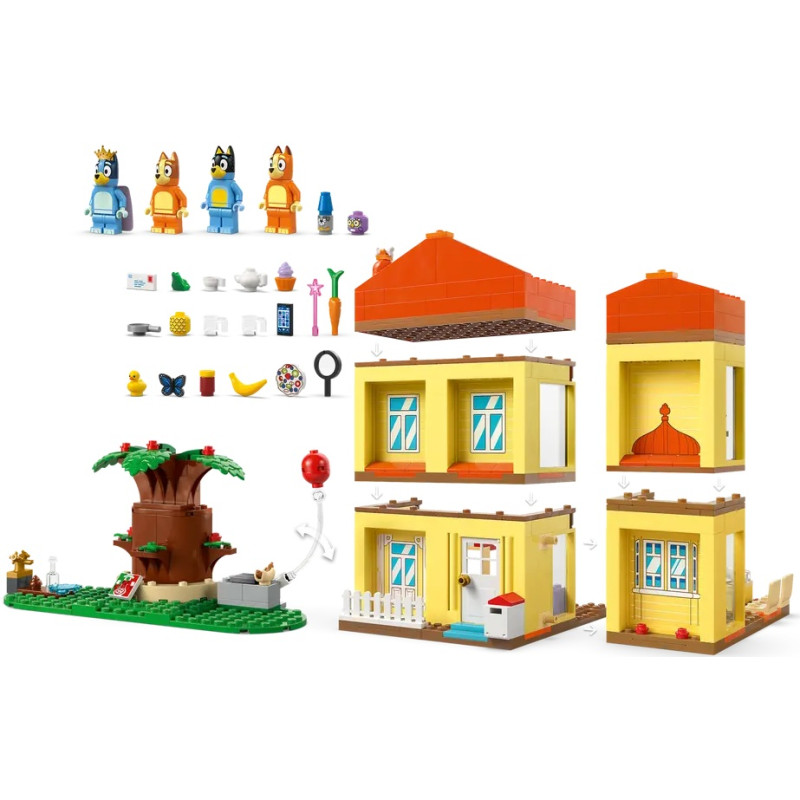 11203 Klocki Lego Bluey - Dom rodzinny Blue 382 elementy 