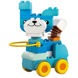 10448  Klocki Lego Duplo 3w1 Zwierzątka na kółkach 58 elementów