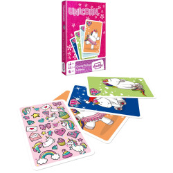 0689 Gra karciana Happy Unicorn Piotruś i memo 2w1