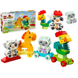 10412 Klocki Lego Duplo Pociąg ze zwierzątkami 19 elementów