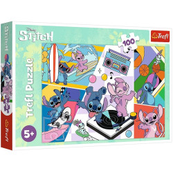 4732 Puzzle Trefl 100 elementów Lilo & Stitch wspomnienia Lilo & Stitch