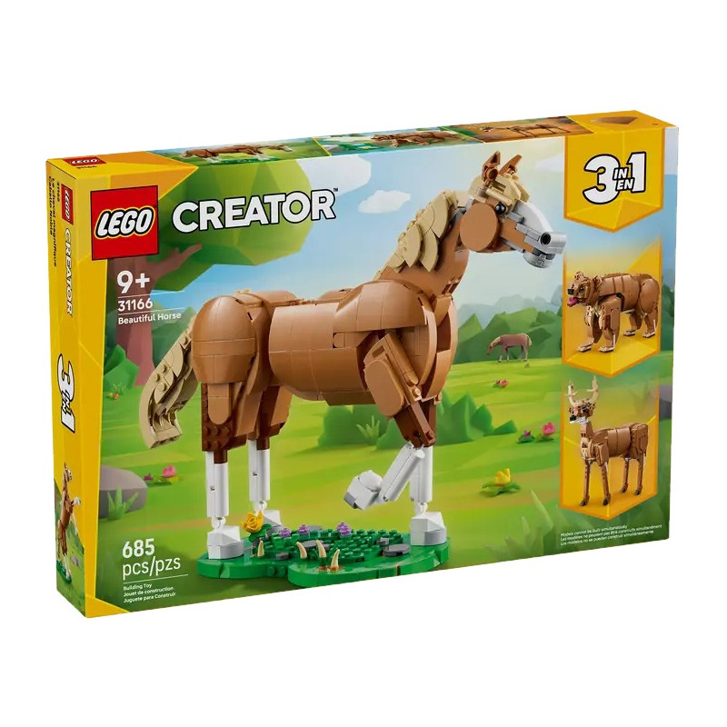 31166  Klocki Lego Creator 3w1 Piękny koń 685 elementów 