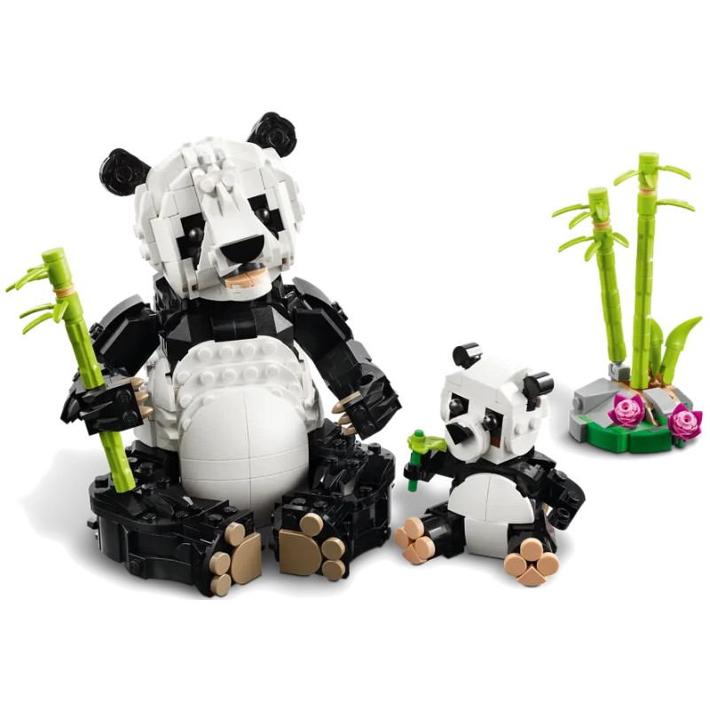 31165 Klocki Lego Creator 3w1 Dzikie zwierzęta: rodzina pand 626 elementów 