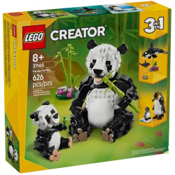 31165 Klocki Lego Creator 3w1 Dzikie zwierzęta: rodzina pand 626 elementów 