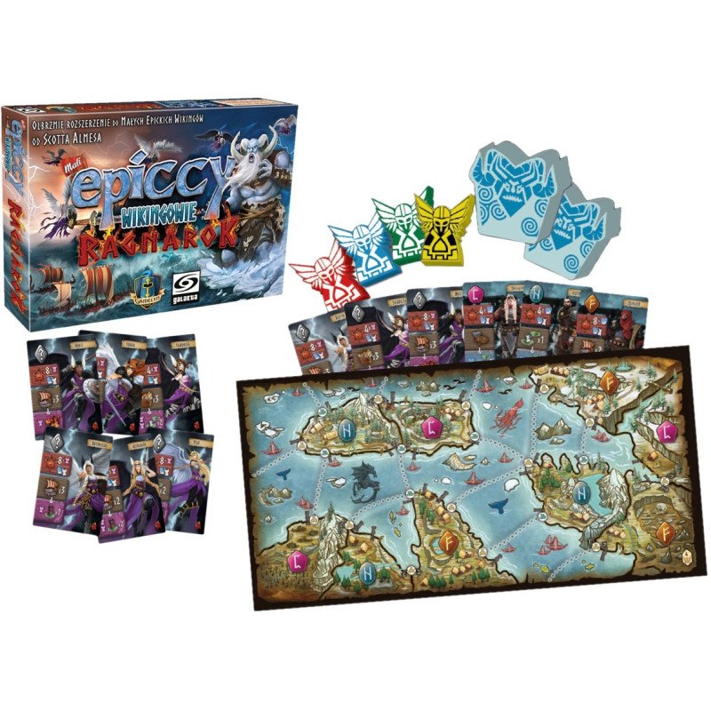 7436 Gra planszowa Epiccy Wikingowie Ragnarok Galakta 