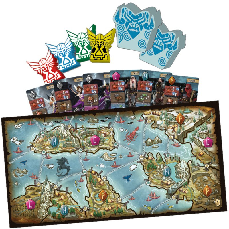 7436 Gra planszowa Epiccy Wikingowie Ragnarok Galakta 
