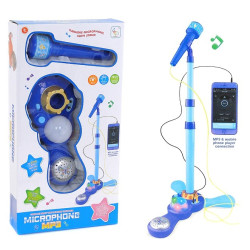 8521 MIKROFON STOJĄCY NA STATYWIE KARAOKE MP3