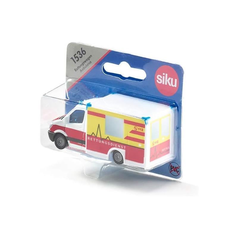 1536 SIKU SAMOCHÓD AMBULANS MERCEDES RETTUNGSWAGEN 