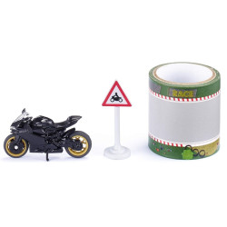 1601 SIKU ZESTAW MOTOR DUCATI + 5 m TAŚMA + ZNAK 