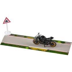 1601 SIKU ZESTAW MOTOR DUCATI + 5 m TAŚMA + ZNAK 