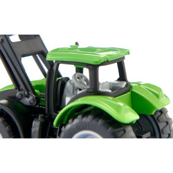 1394 SIKU TRAKTOR DEUTZ-FAHR Z PRZEDNIĄ ŁADOWARKĄ