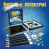 5489 Gra z magicznymi latarkami planszowa Świetlni Detektywi świeć i szukaj 