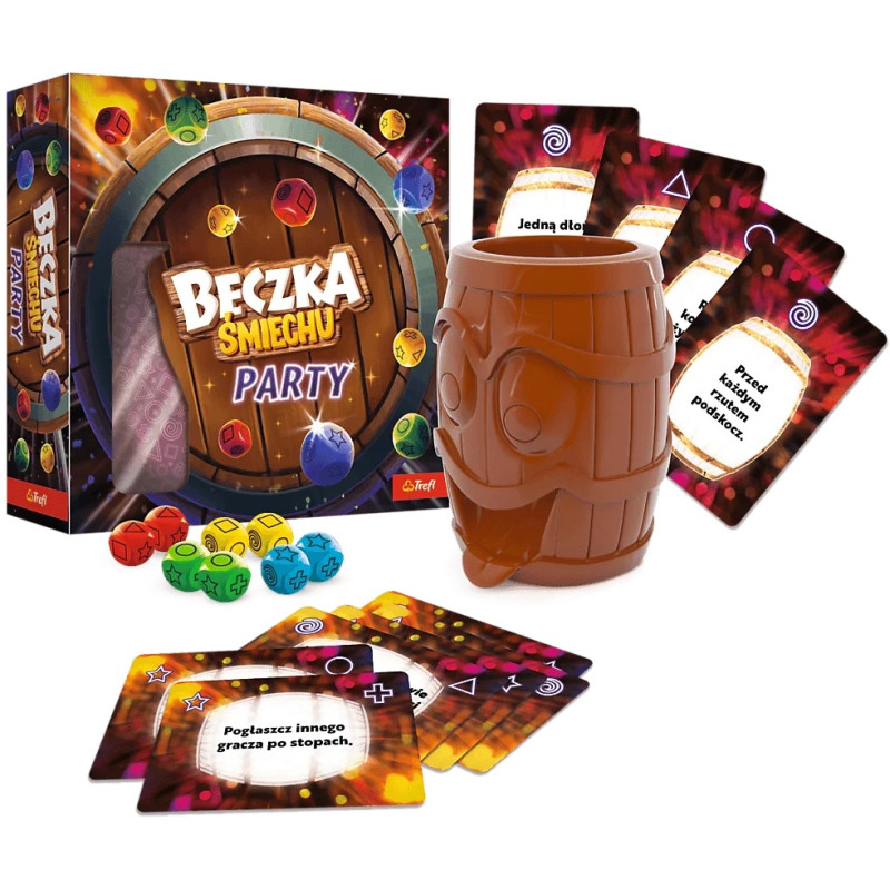 8256 Gra zręcznościowa rodzinna Beczka Śmiechu Party Trefl