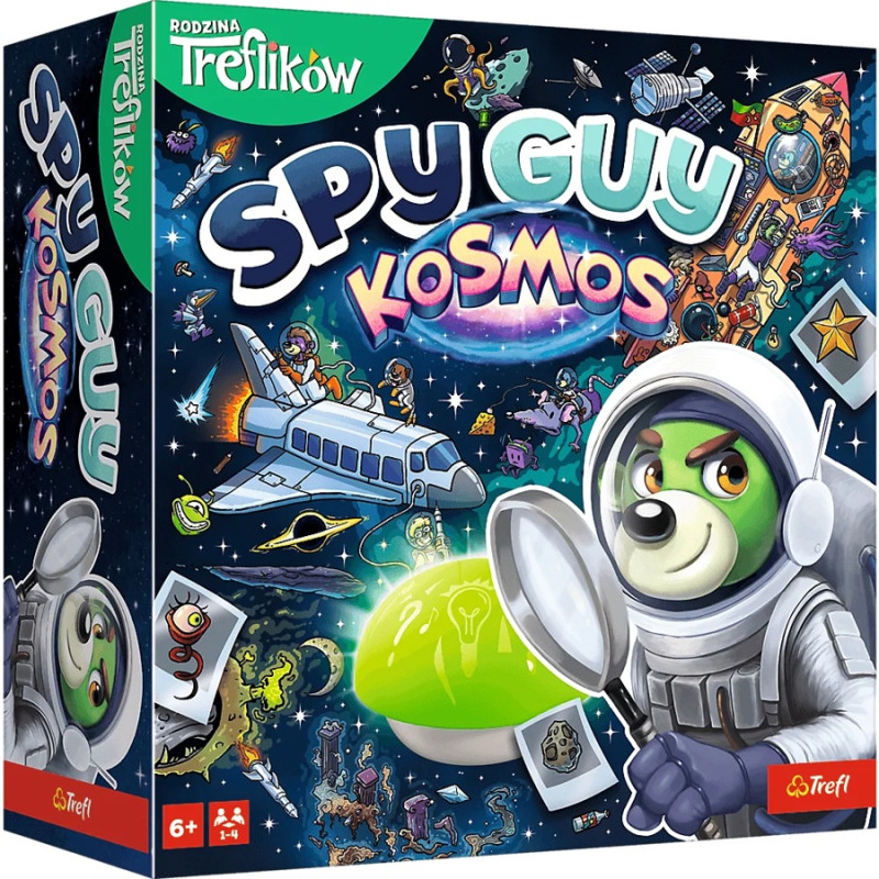 8188 Rodzina Treflików Gra Rodzinna Spy Guy Kosmos Trefl