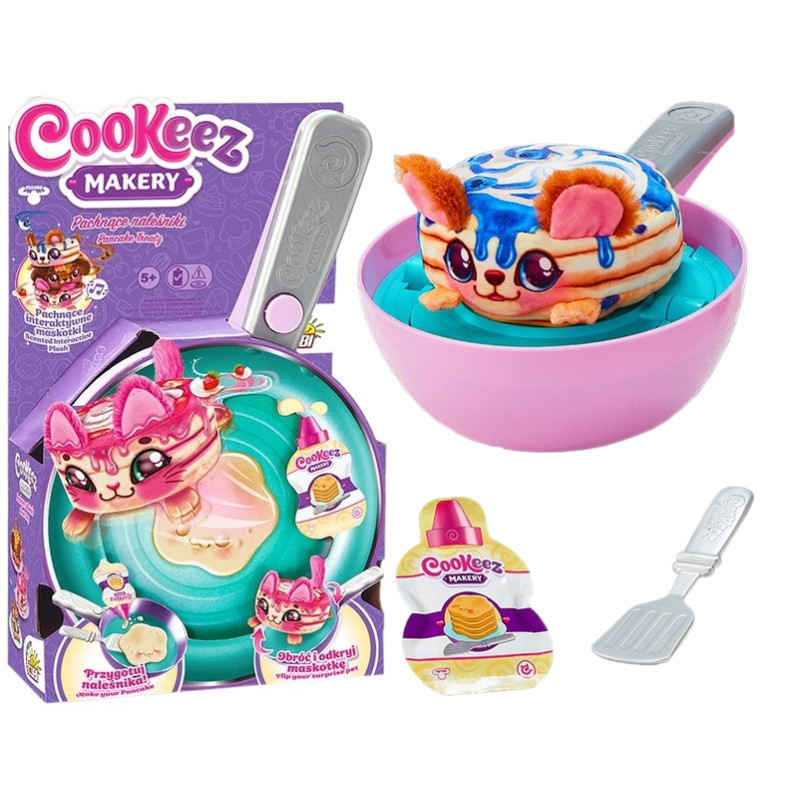 0221 COOKEEZ MAKERY PACHNĄCE NALEŚNIKI PATELNIA MASKOTKA NIESPODZIANKA