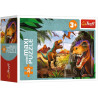 1382 PUZZLE MINI MAXI 20 ELEMENTÓW POZNAJ ŚWIAT DINOZAURÓW TREFL