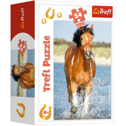 7242 PUZZLE MINI 54 ELEMENTY ŚWIAT KONI TREFL