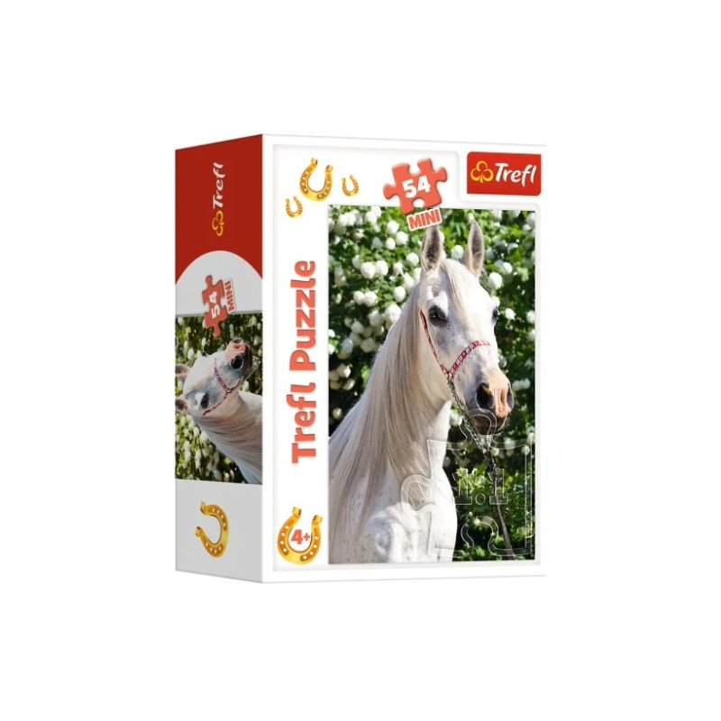 7266 PUZZLE MINI 54 ELEMENTY ŚWIAT KONI TREFL 