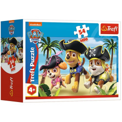 7587 PUZZLE MINI 54 ELEMENTY PSI PATROL BĄDŹ JAK PSI PATROL TREFL