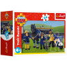 7594 PUZZLE MINI 54 ELEMENTY STRAŻAK SAM W GOTOWOŚCI TREFL