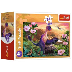 7280 PUZZLE MINI 54 ELEMENTY NIESAMOWITE DINOZAURY TREFL