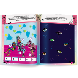 3996 Monster High 100 Brokatowych Naklejek Praca Zbiorowa 