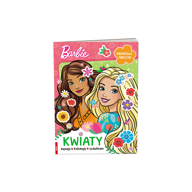 4993 Barbie Kwiaty Rysuję Koloruję Ozdabiam Praca zbiorowa