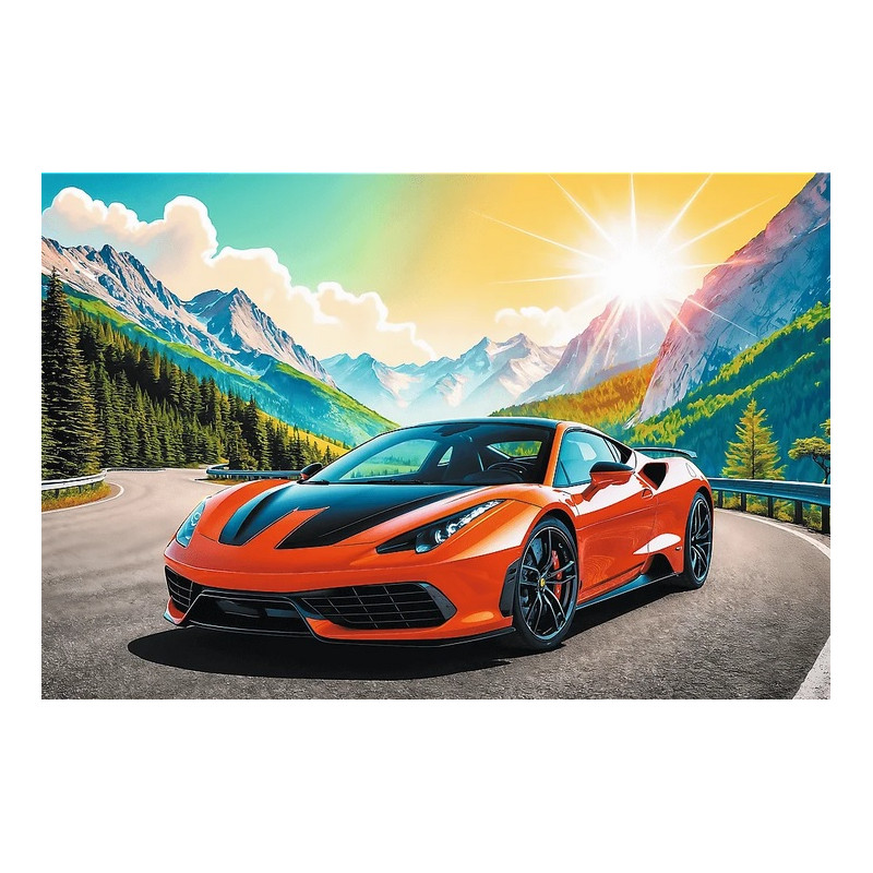 4909 Trefl puzzle 100 elementów Wyścig z czasem