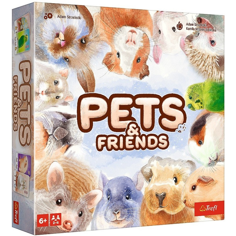 4432 Trefl Gra Planszowa Pets & Friends Zwierzątka