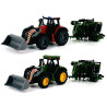 4297 Traktor z maszyną rolniczą – ciągnik z przyczepą brona talerzowa