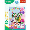 1535 Puzzle Mini Maxi 20 elementów Rodzina Treflików Dzień Treflików Trefl 