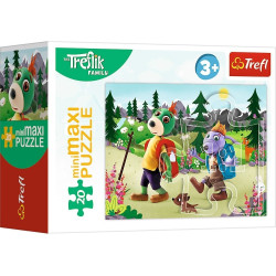 1559 Puzzle Mini Maxi 20 elementów Rodzina Treflików Dzień Treflików Trefl