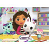 1566 Puzzle Mini Maxi 20 elementów Koci Domek Gabi Kolorowy dzień Gabi 