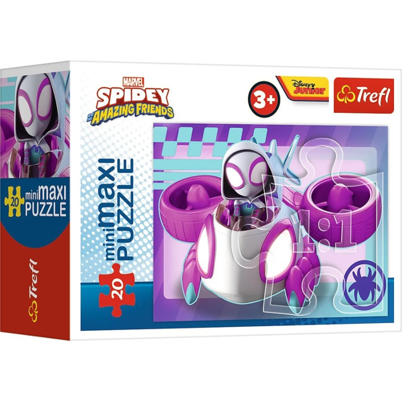 1344 Puzzle Mini Maxi 20 elementów Niesamowity Spidey i przyjaciele