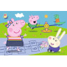 6276 Puzzle mini 54 elementy Świnka Peppa Wesoły dzień świnki Peppy Trefl 