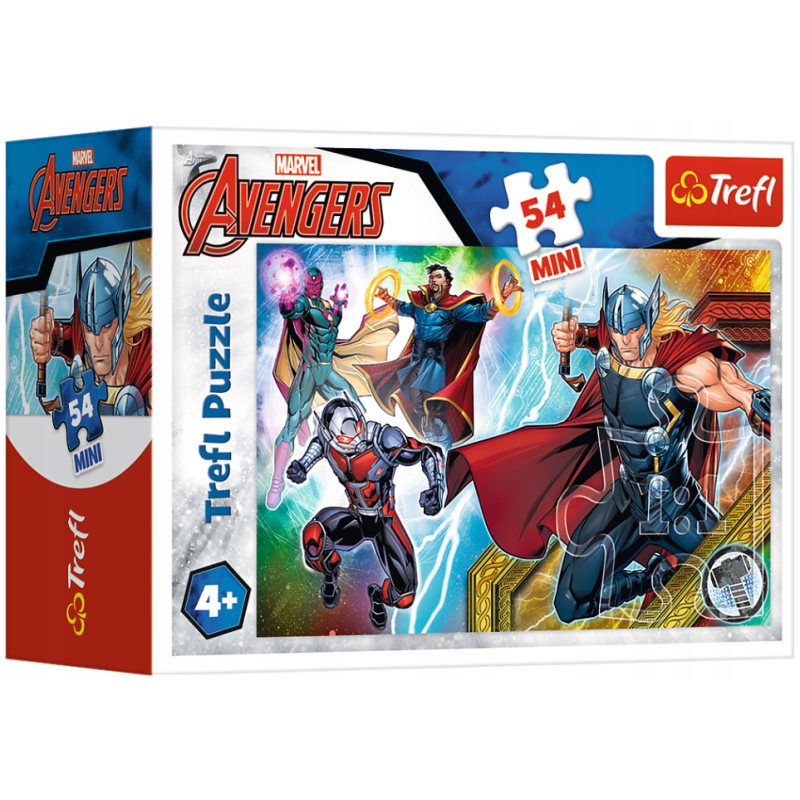 6160 Puzzle mini 54 elementy Bohaterowie The Avengers Trefl
